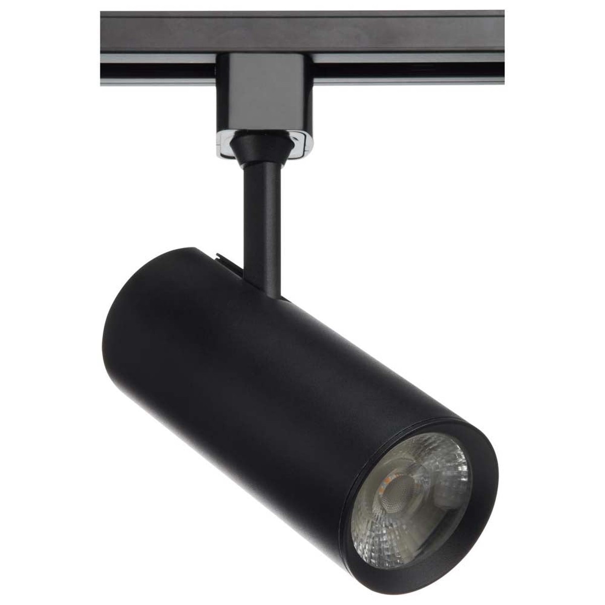 Satco 20w LED Commercial Track Head Black Cylinder 36 Degree Beam Angle 120v