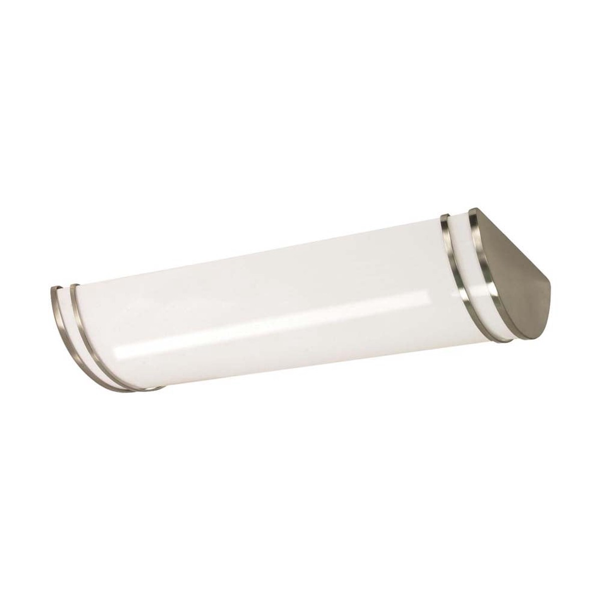 Nuvo Glamour LED 25-in Brushed Nickel Linear Flush Mount Fixture CCT Selectable