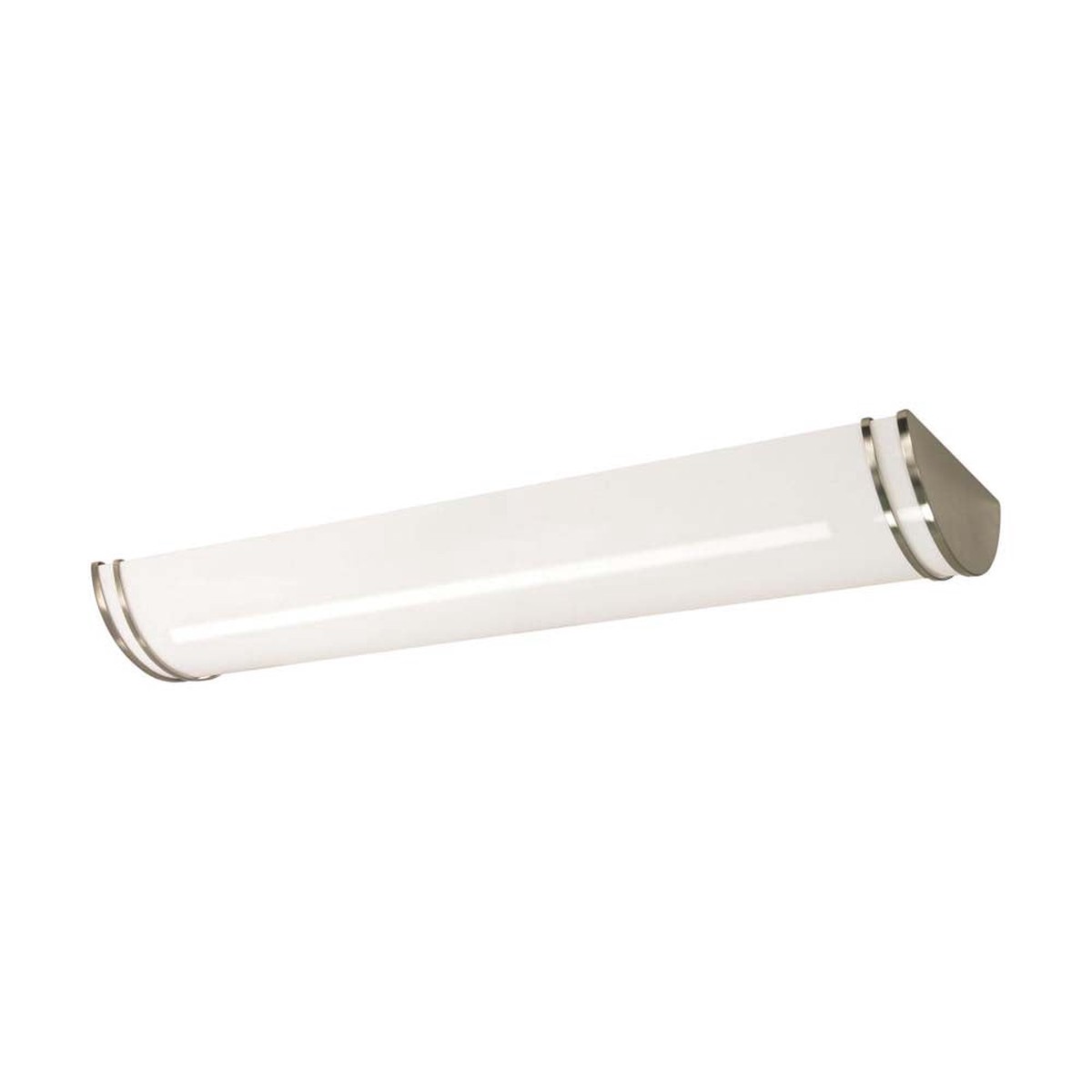 Nuvo Glamour LED 50-in Brushed Nickel Linear Flush Mount Fixture CCT Selectable