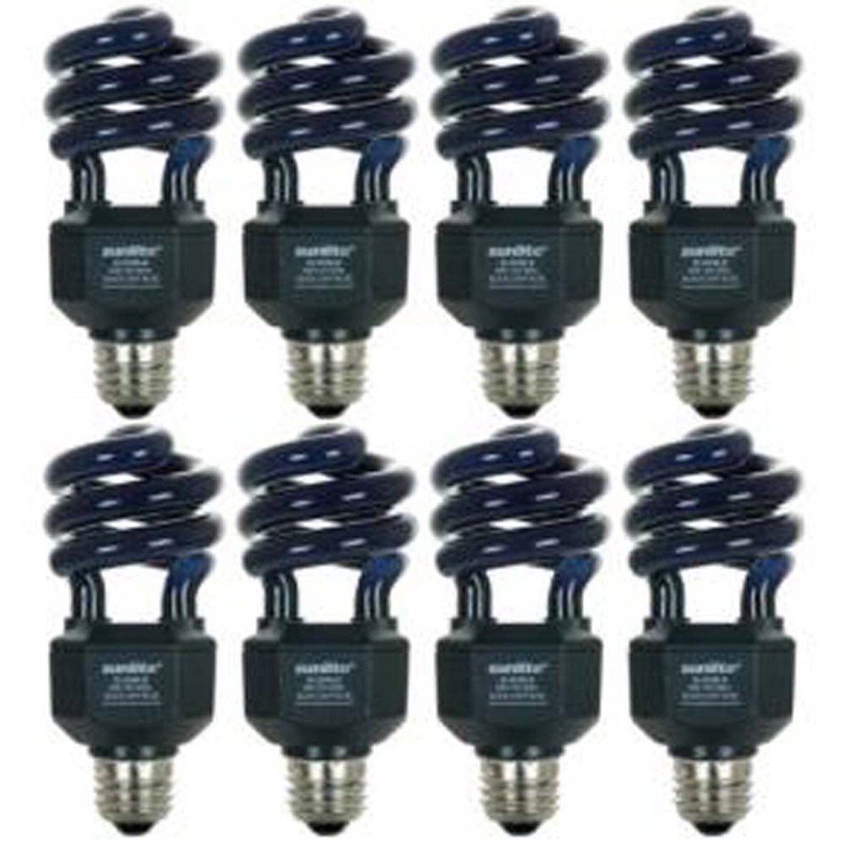 8Pk - Sunlite 20 Watt Fluorescent Black Light Blue