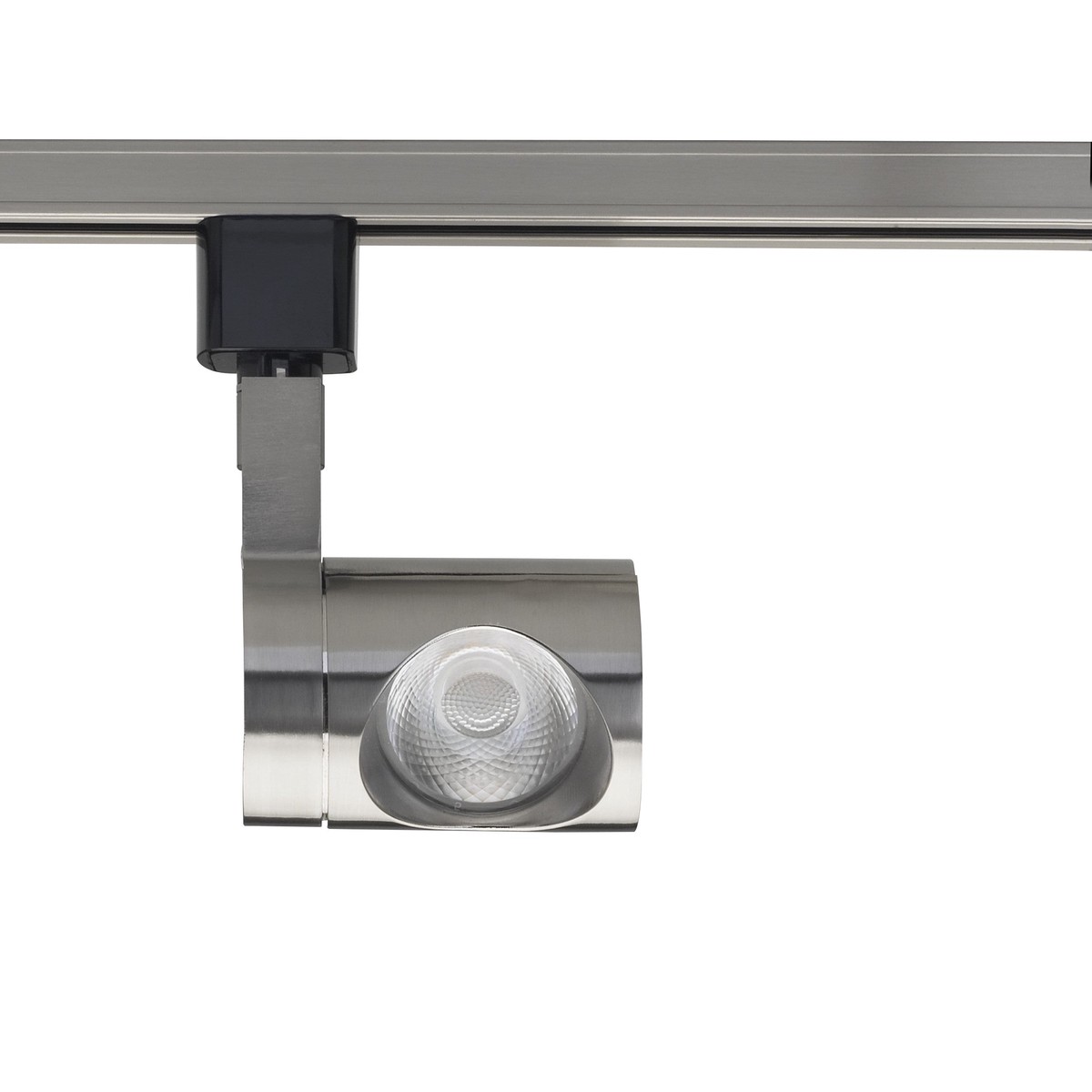 12W 1 Light LED Track Head Pipe Brushed Nickel 24 Deg. Beam