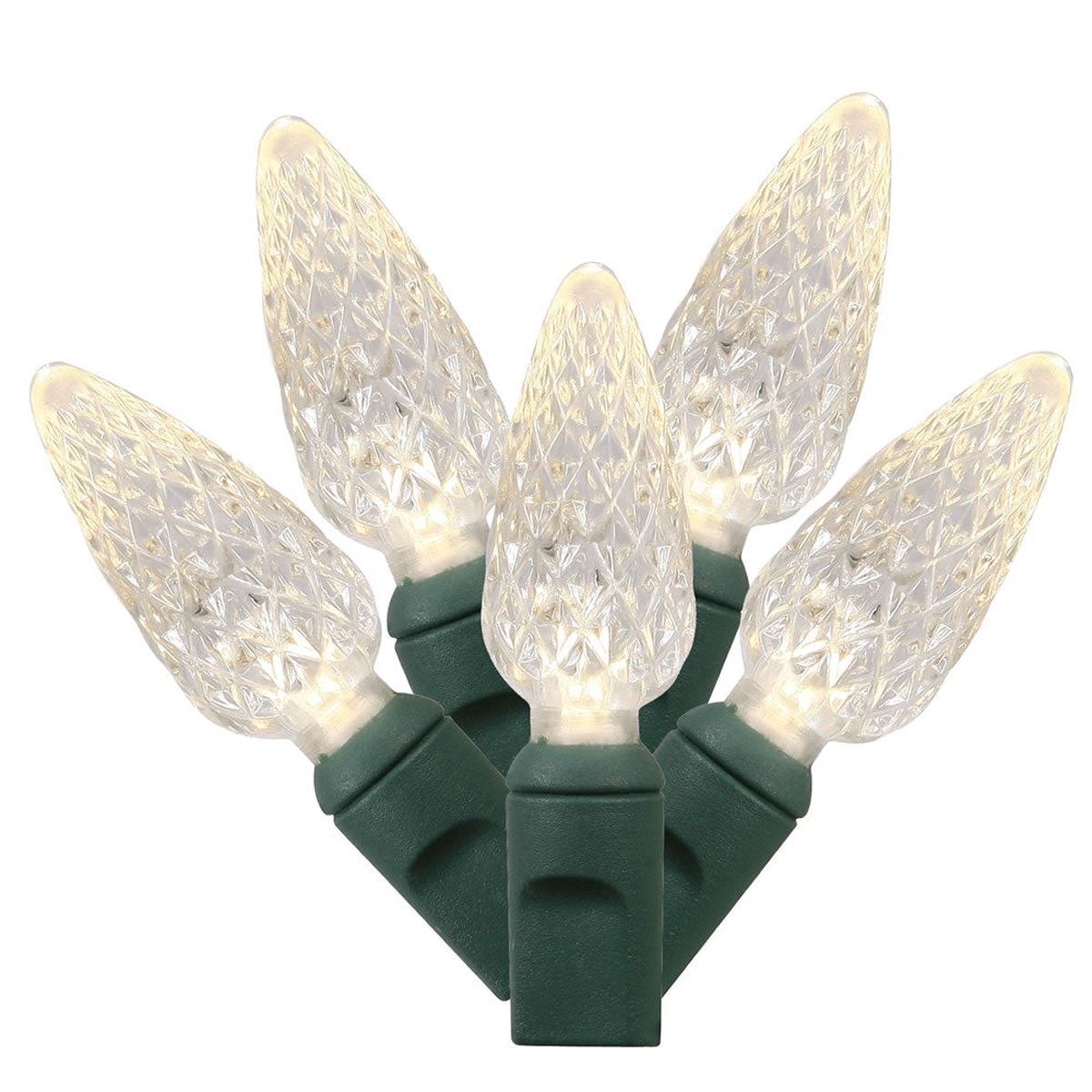 100 Light Warm White LED C6 4in. x 34 ft.