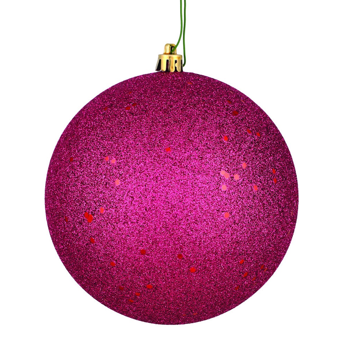 Vickerman 12 in. Berry Red Ball Christmas Ornament