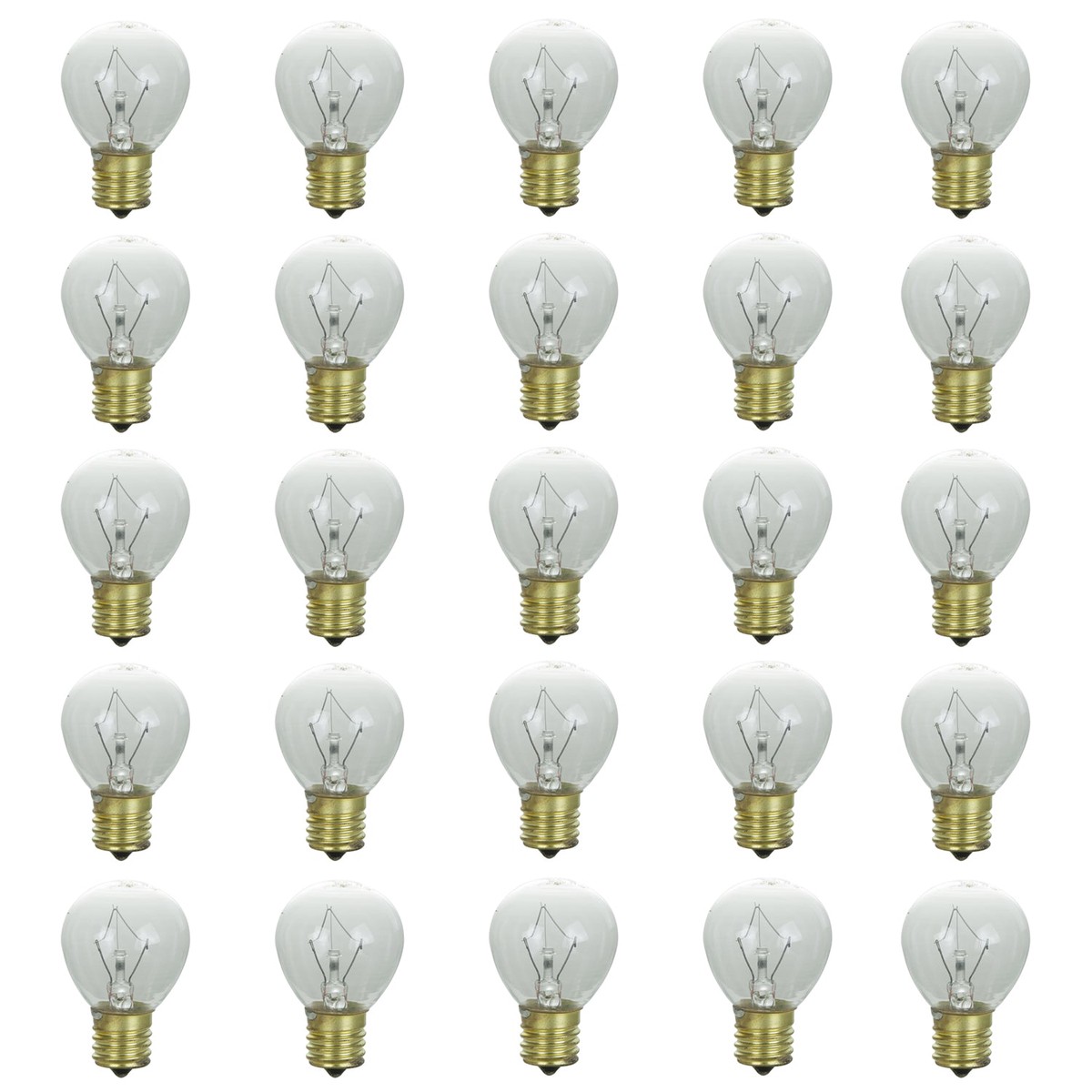 25PK - SUNLITE 01608-SU 40w S11 120v Intermediate Base Clear Bulb