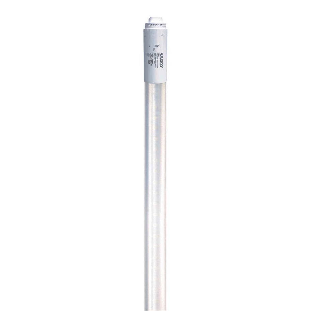 Satco 9W T8 24 inch LED Tube 4000K 1200LM R17d Base Ballast Bypass