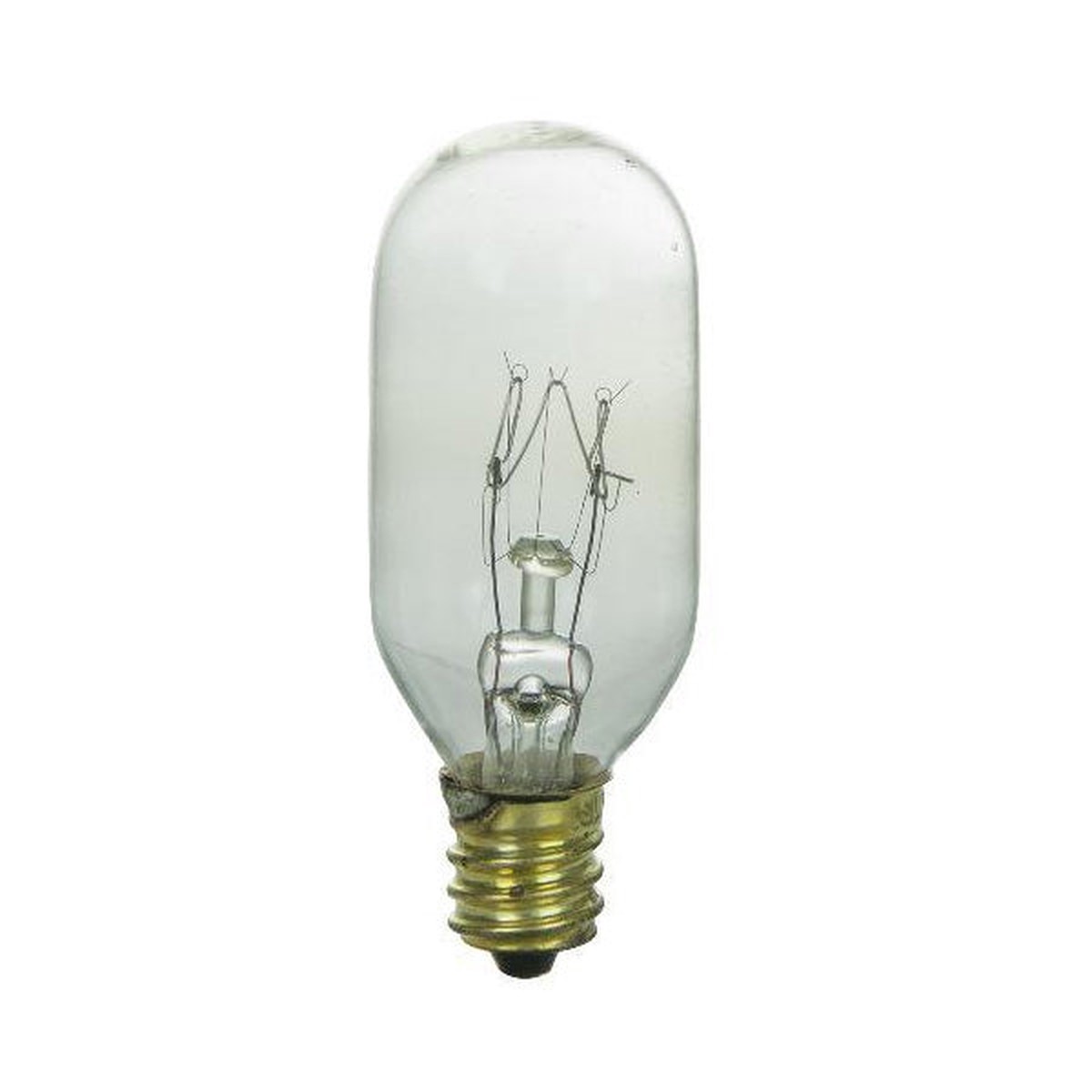 25Pk - SUNLITE 25w T8 120v Candelabra Base Clear Bulb