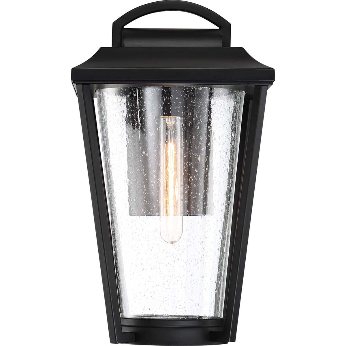 Nuvo Lighting 60w Lakeview 1-Light Small Lantern Aged Bronze / Glass Finish
