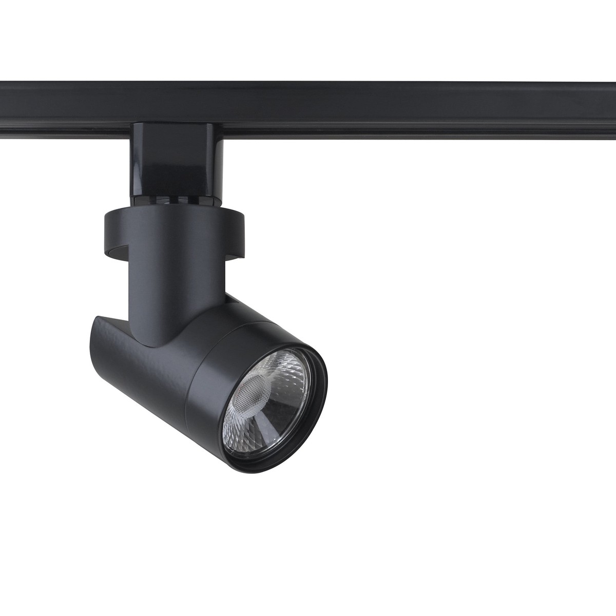 12W 1 Light LED Track Head Barrel Black 24 Deg. Beam