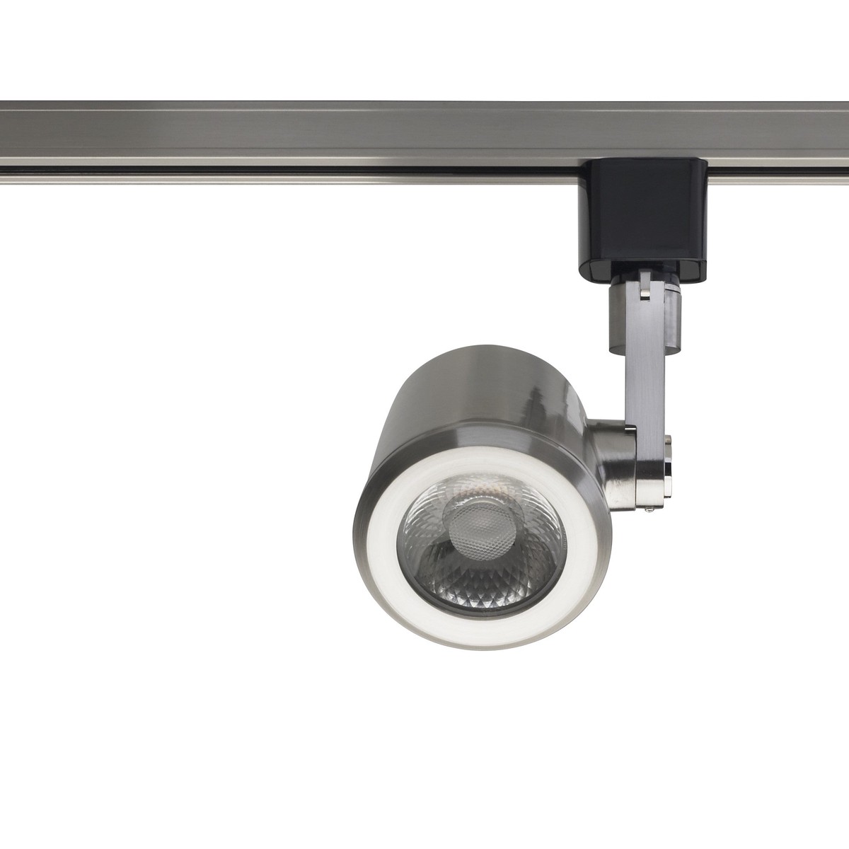 12W 1 Light LED Track Head Taper Back Brushed Nickel 36 Deg. Beam