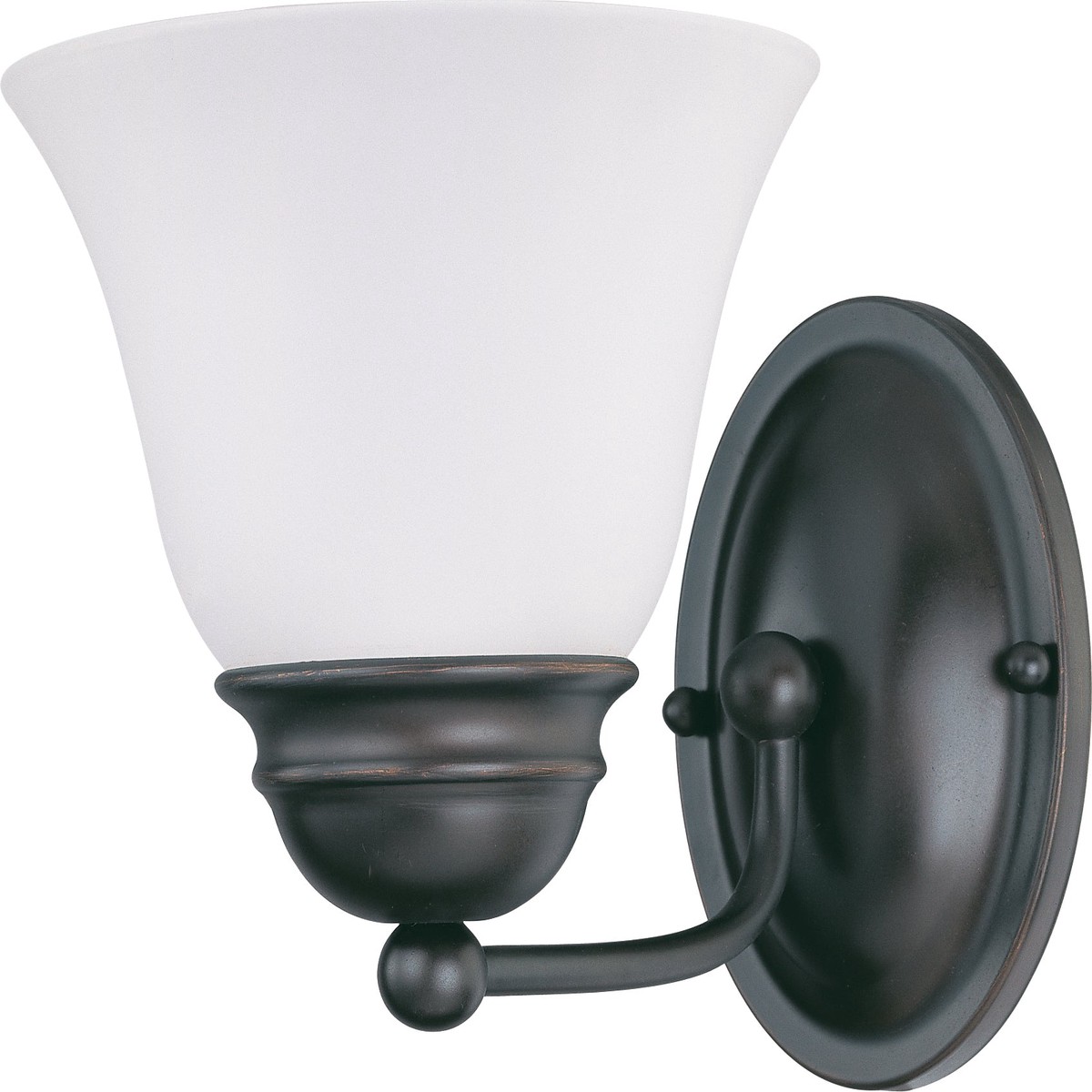 1-Light Vanity & Wall Light Fixture in Mahogany Bronze Finish
