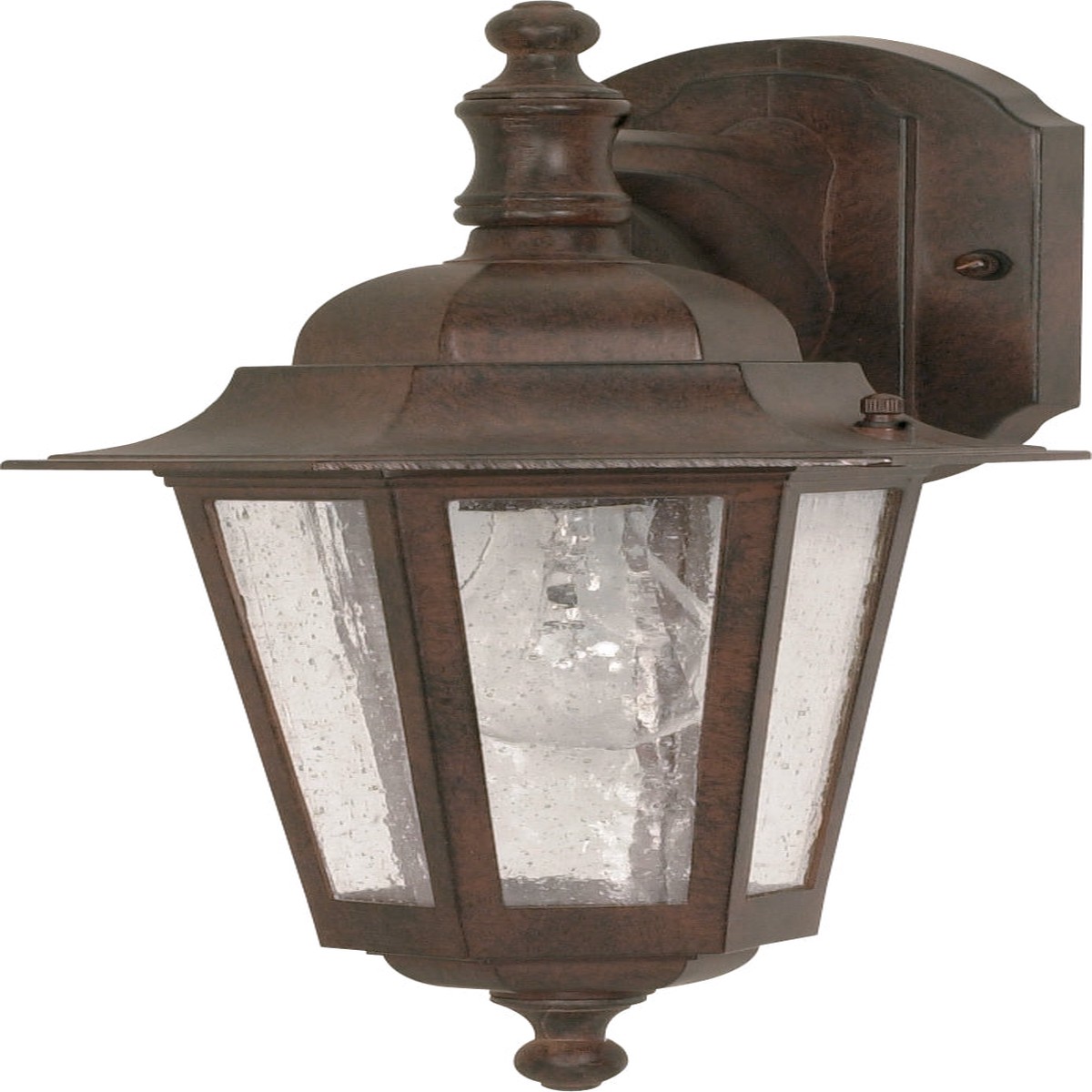 Cornerstone 1-Light Wall Lantern Outdoor Light Fixture in Old Bronze Finish