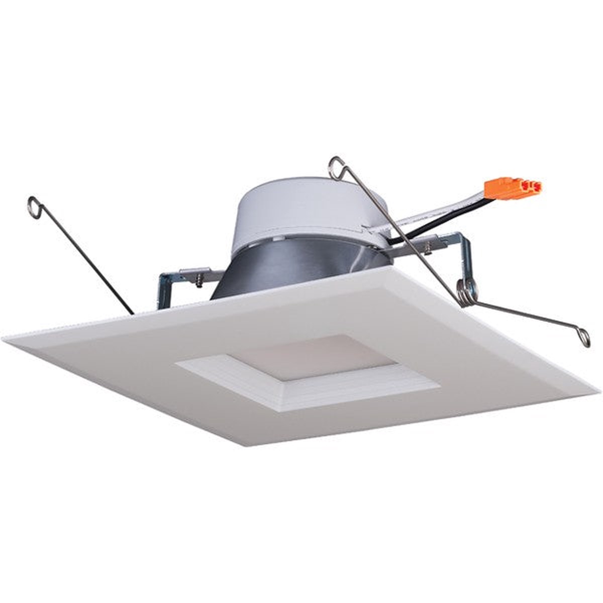 15W 5-6in. Square Trim Recessed LED 120V 2700K Warm White Downlight Retrofit