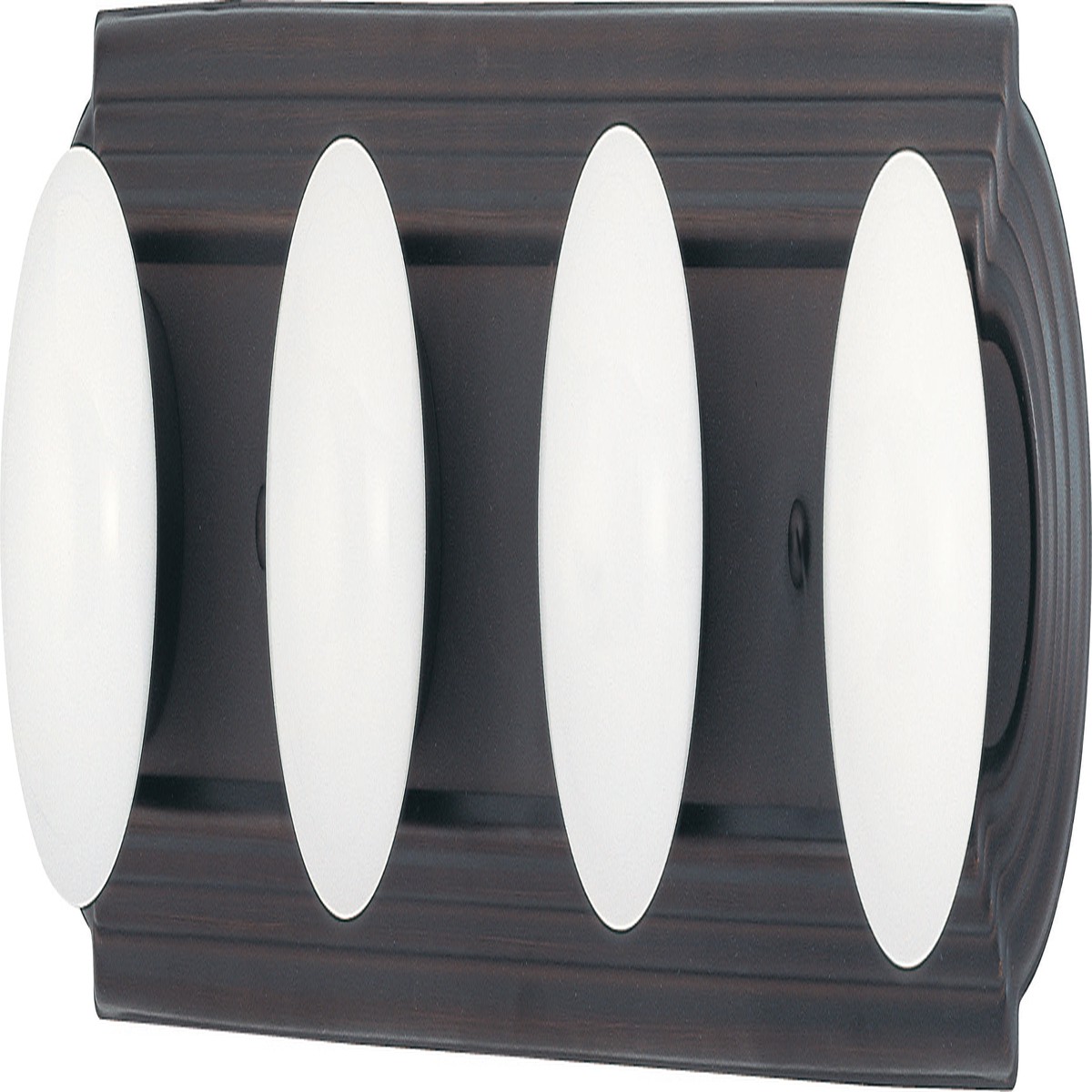 4-Light Wall Mounted Vanity & Wall Light Fixture in Mahogany Bronze Finish