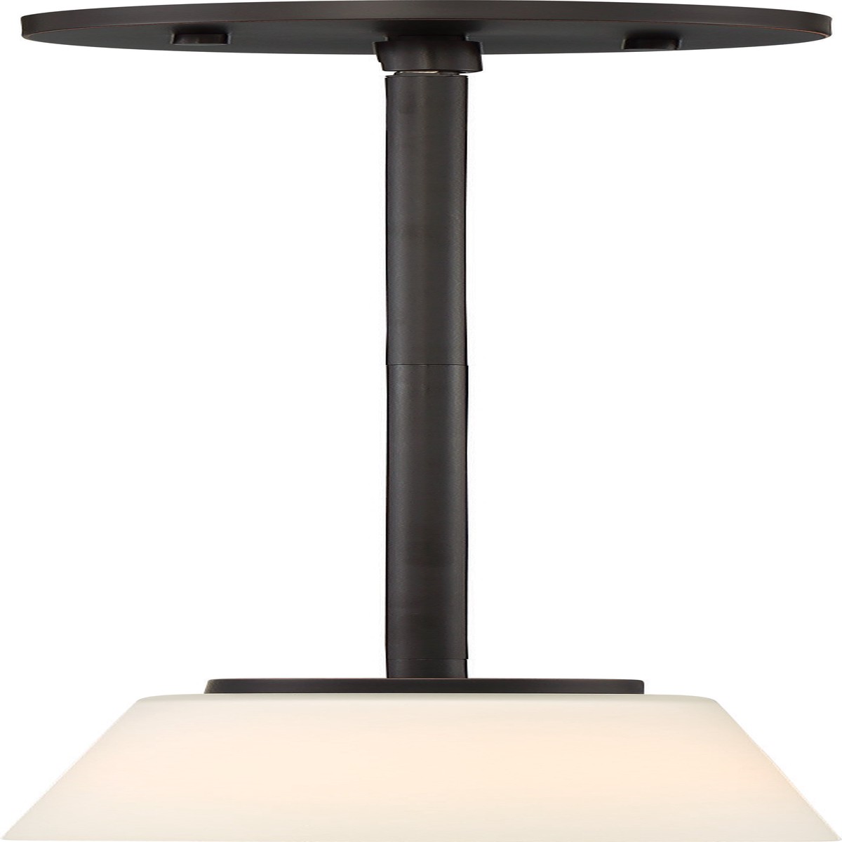 Nome 1-Light Pendants Mounted Pendant Light Fixture in Mahogany Bronze Finish