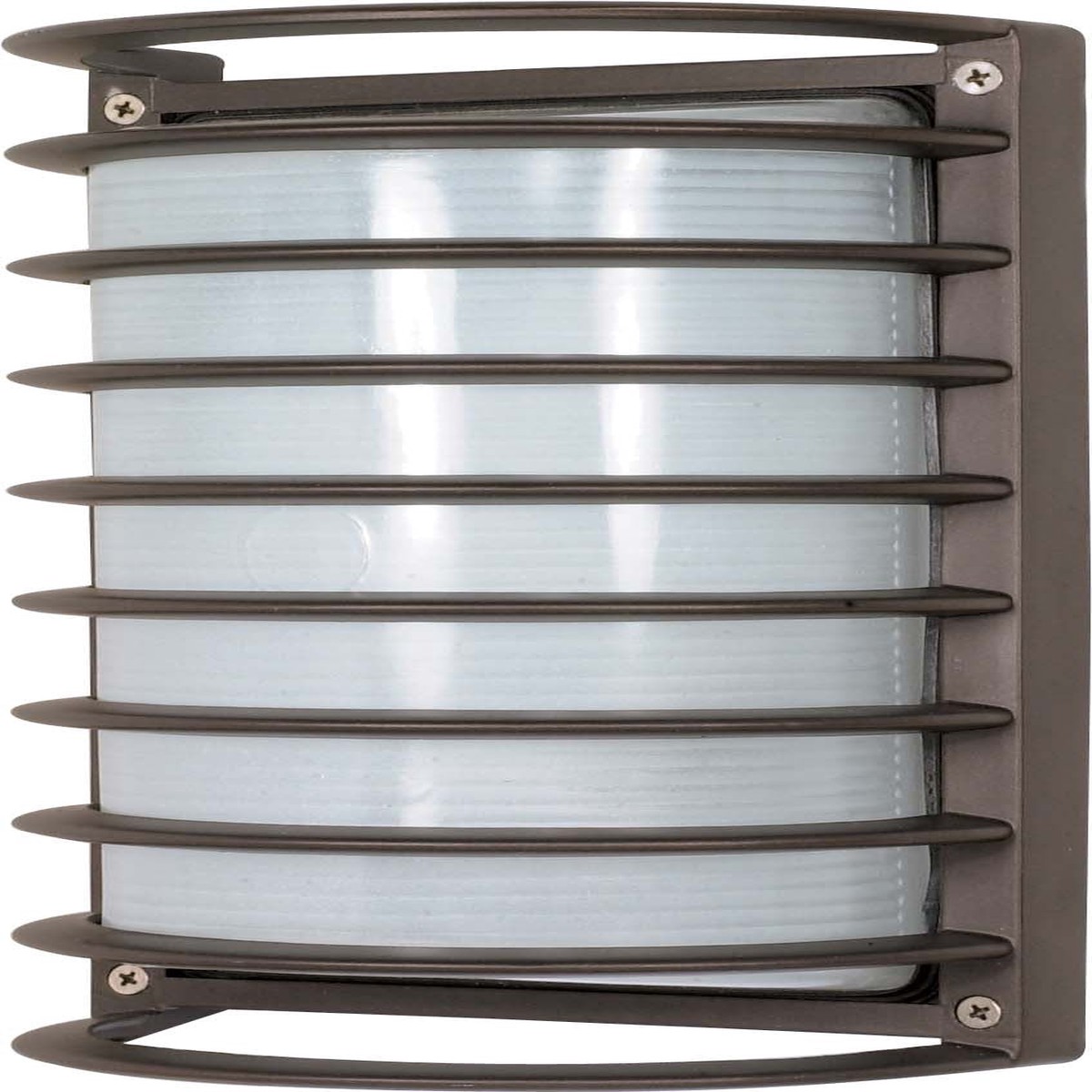 Nuvo 1 Light - 10 inch - Rectangle Cage Bulk Head - Die Cast Bulk Head