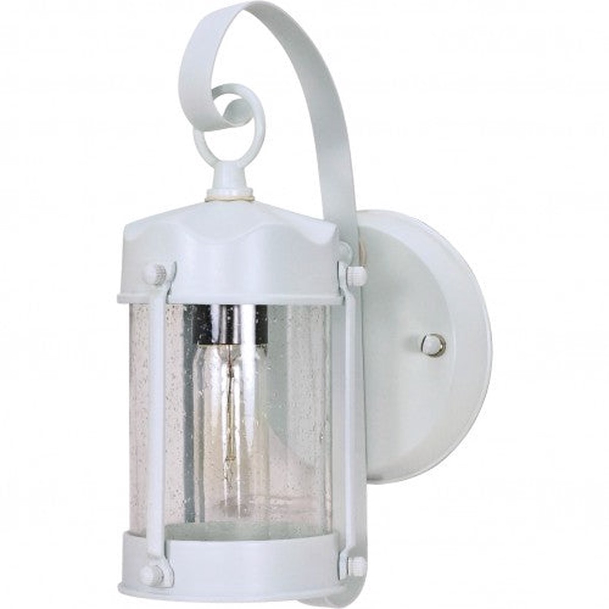 Nuvo 1 Light - 11 inch - Wall Lantern - Piper Lantern w/ Clear Seed Glass