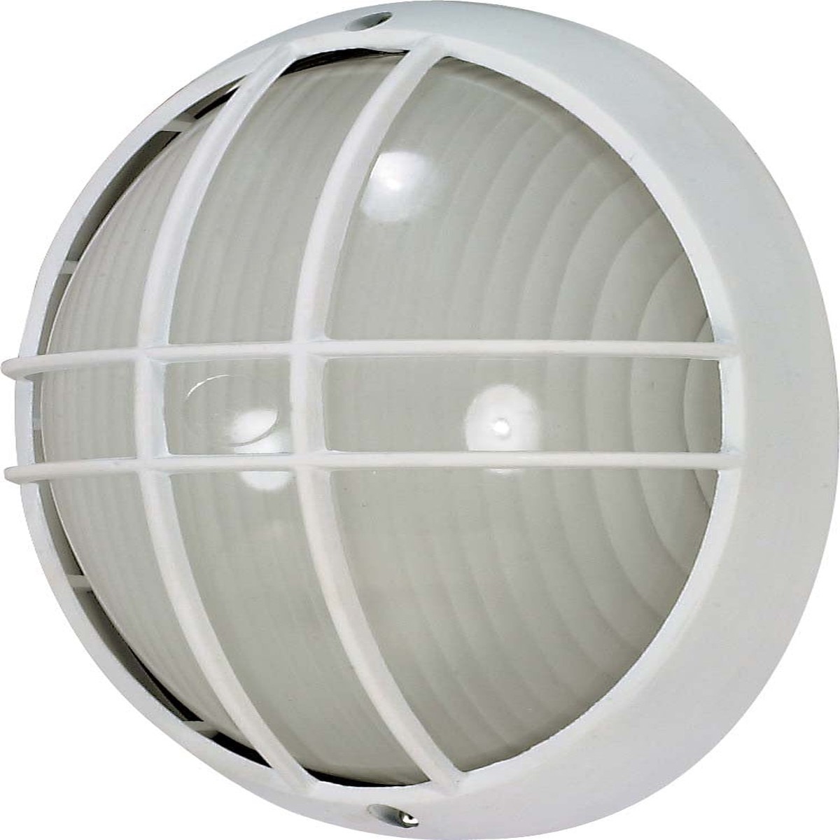 Nuvo 1 Light - 13 inch - Large Oval Cage Bulk Head - Die Cast Bulk Head