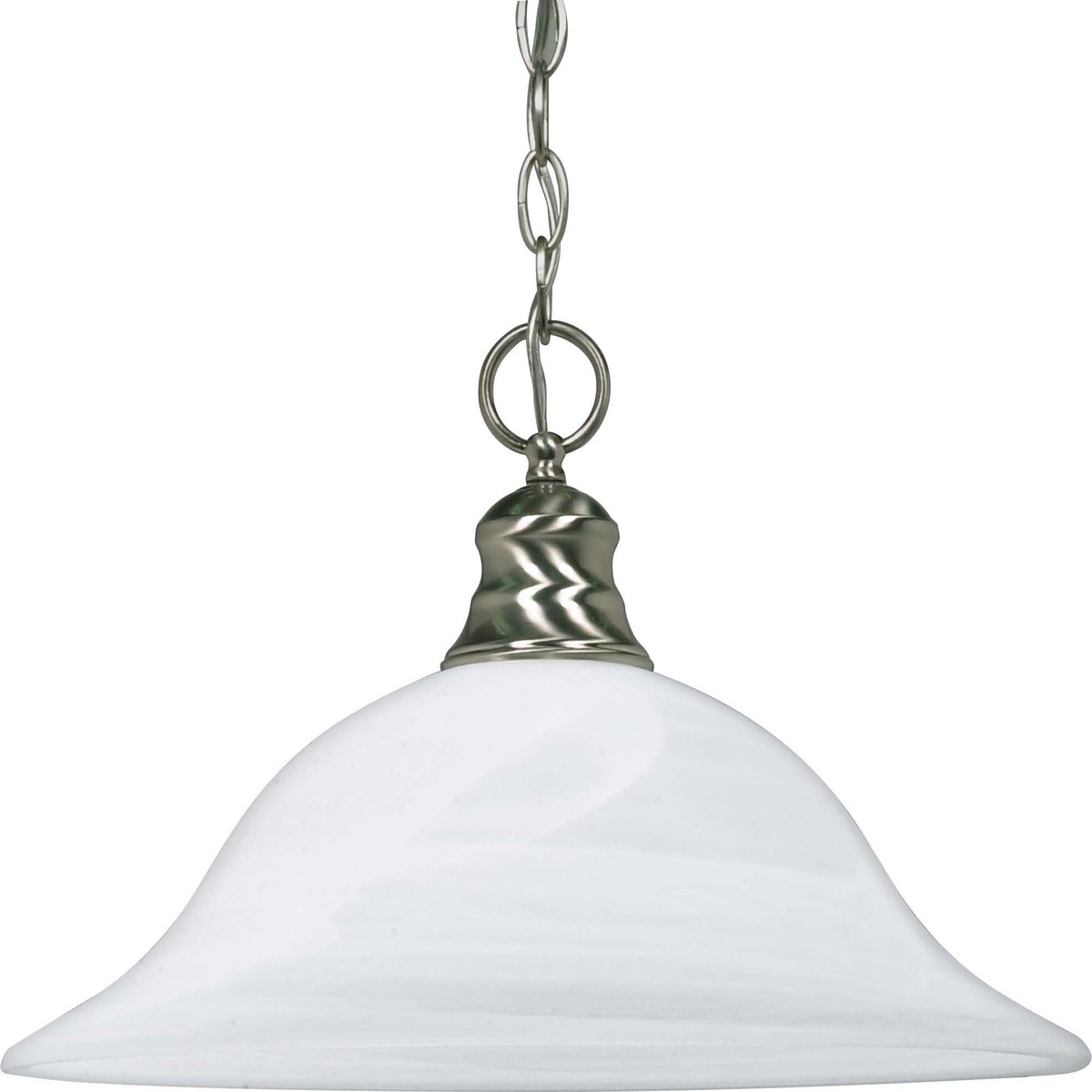 Nuvo 1 Light - 16 inch - Pendant - Alabaster Glass