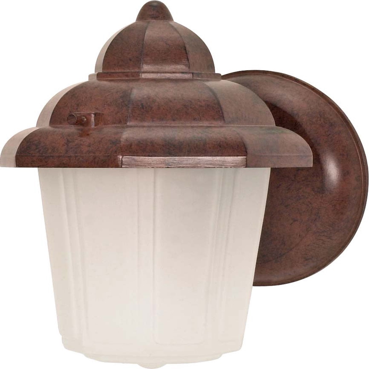 Nuvo 1 Light - 9 inch - Wall Lantern - Hood Lantern w/ Satin Frosted Glass