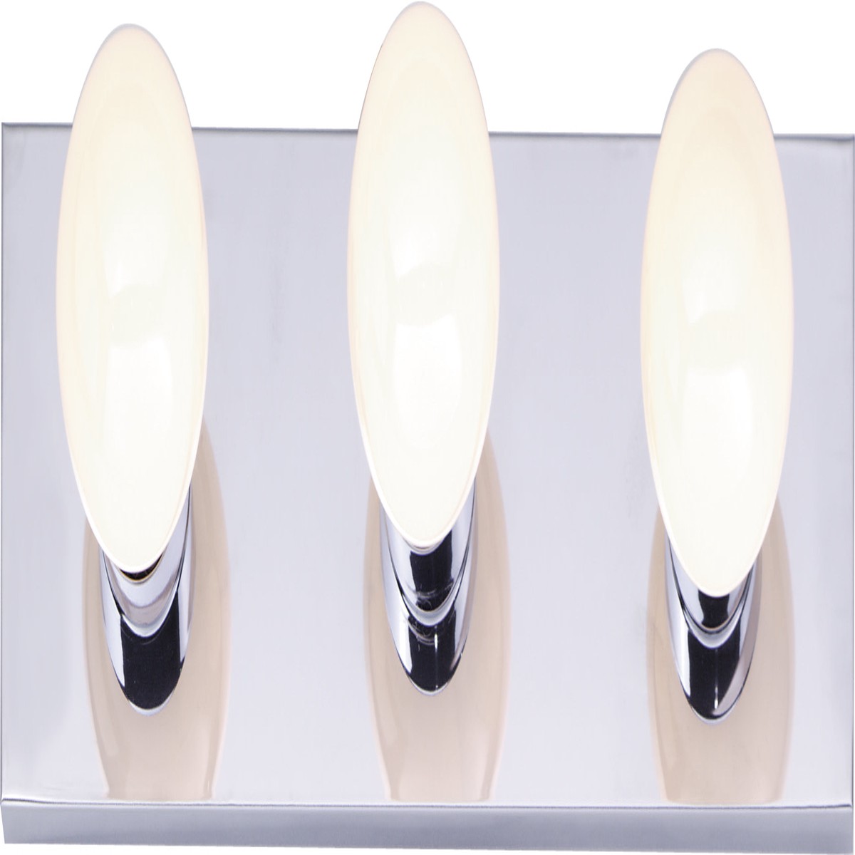 3-Light Wall Mounted Vanity & Wall Light Fixture in Polished Chrome Finish