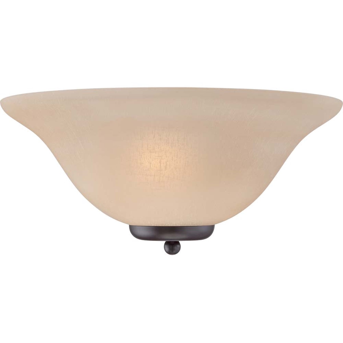 Ballerina 1-Light Wall Sconce Light Fixture in Mahogany Bronze Finish