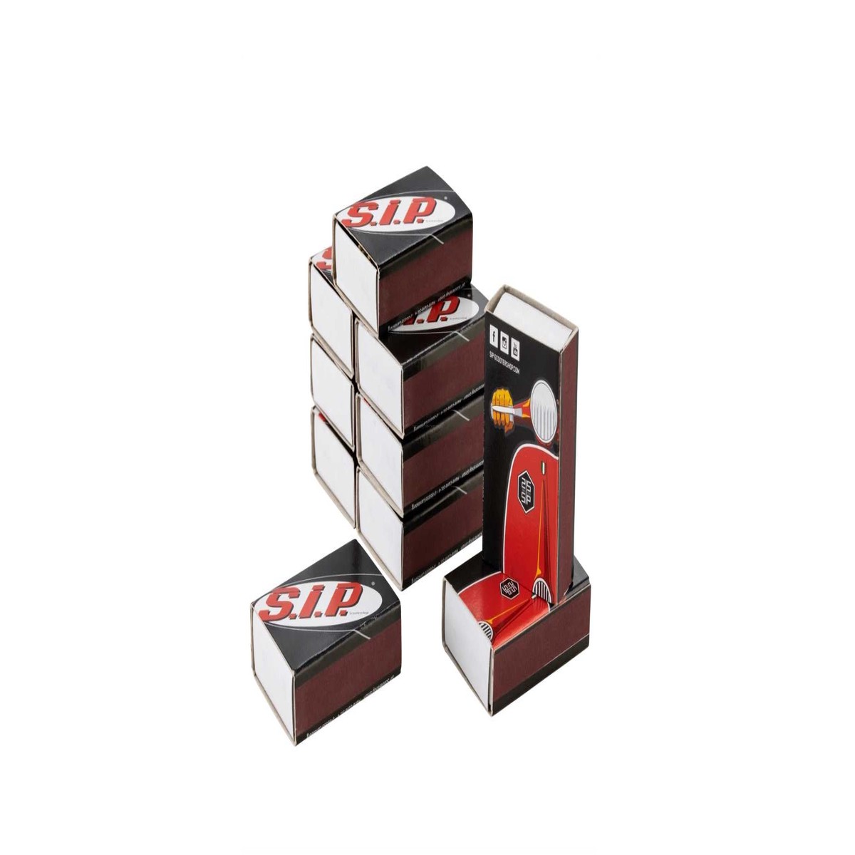 Matchbox SIP with Vespa motif