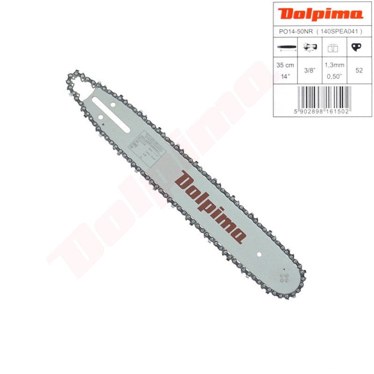 Zaagblad passend op 3/8'' 1,3mm 35cm/14'' + 52DL
