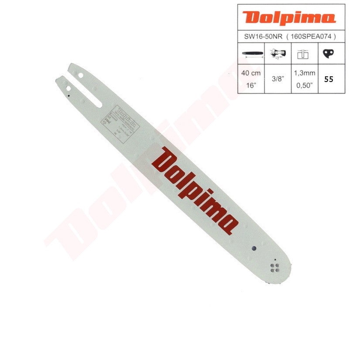 Zaagblad passend op 3/8'' 1,3mm 40cm/16'' ( 160SPEA074 , 3005 000 4813 ) STIHL
