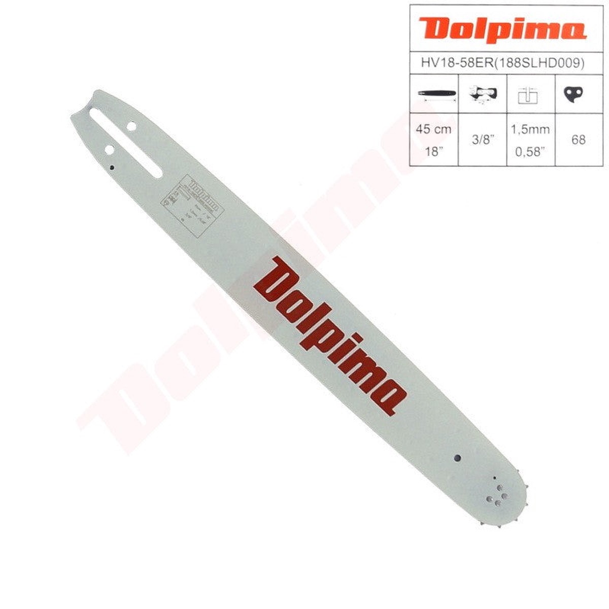 Zaagblad passend op 3/8'' 1,5mm 45cm/18'' ( 188SLHD009 )